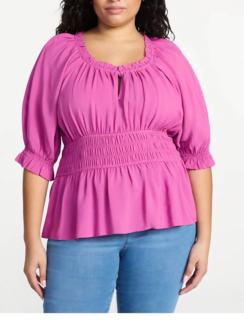 NWT Women Plus  P Ink  Short Sleeve Top Terra & Sky Plus Size